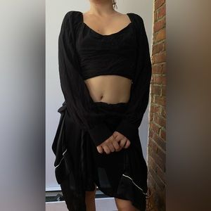 Le Lis crop top, size Small